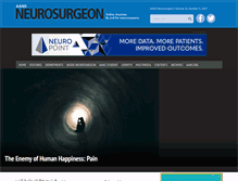 Tablet Screenshot of aansneurosurgeon.org